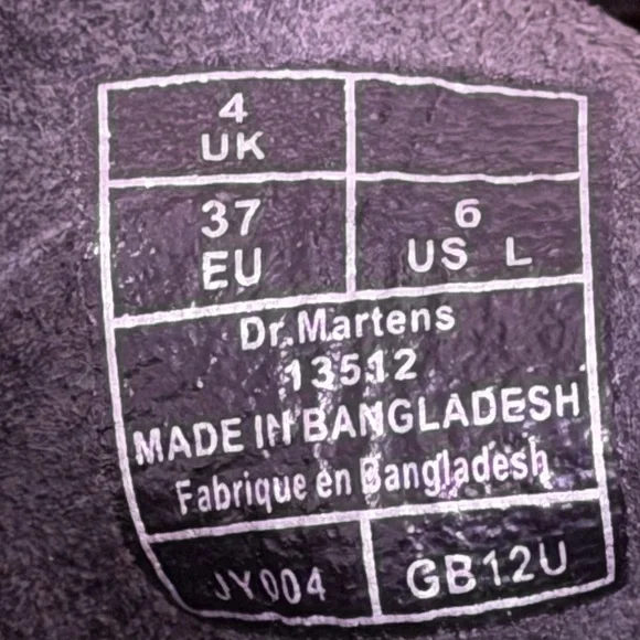 Dr. Martens 1460 Pascal Black Virginia Leather Soft Boots Women’s Size 6 - Picture 7 of 7